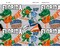 Sykel Enterprises-University of Florida Cotton Fabric-Florida Gators Mascot Heather Cotton Quilting Fabric